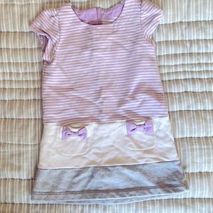 Gymboree purple and grey dress 3T